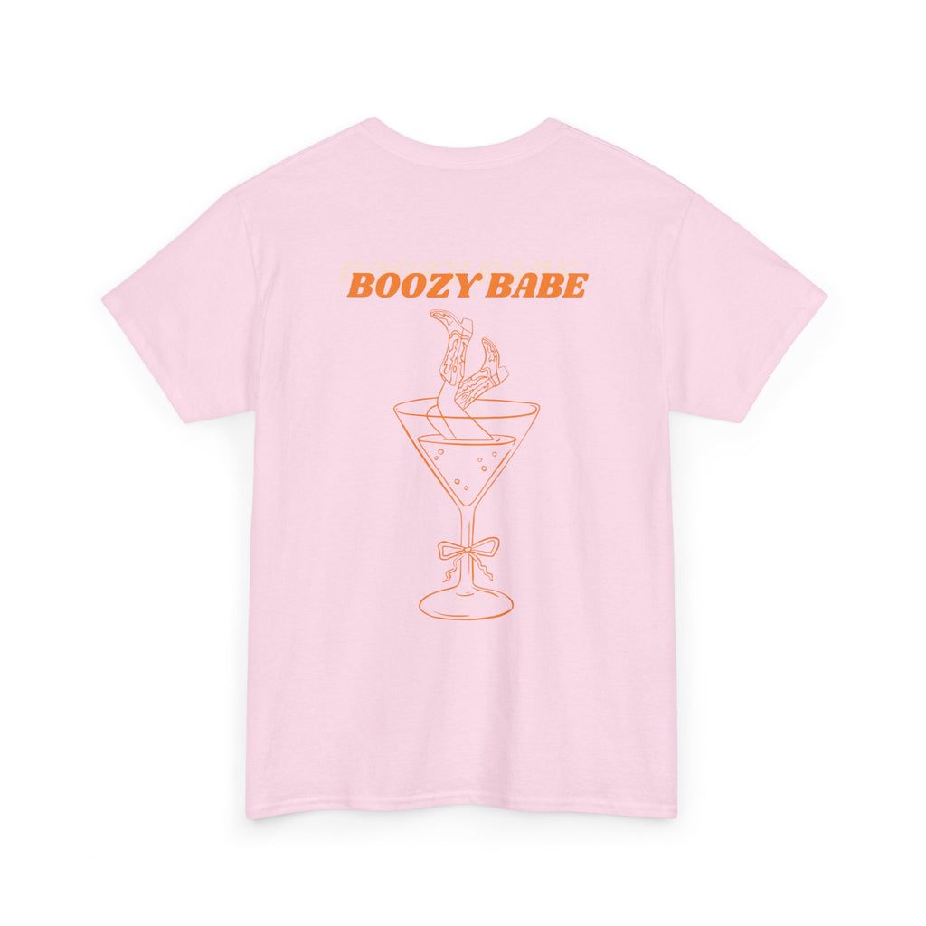Boozy Babe - Stylish Unisex Heavy Cotton Tee - Bubbly & Bold Collection