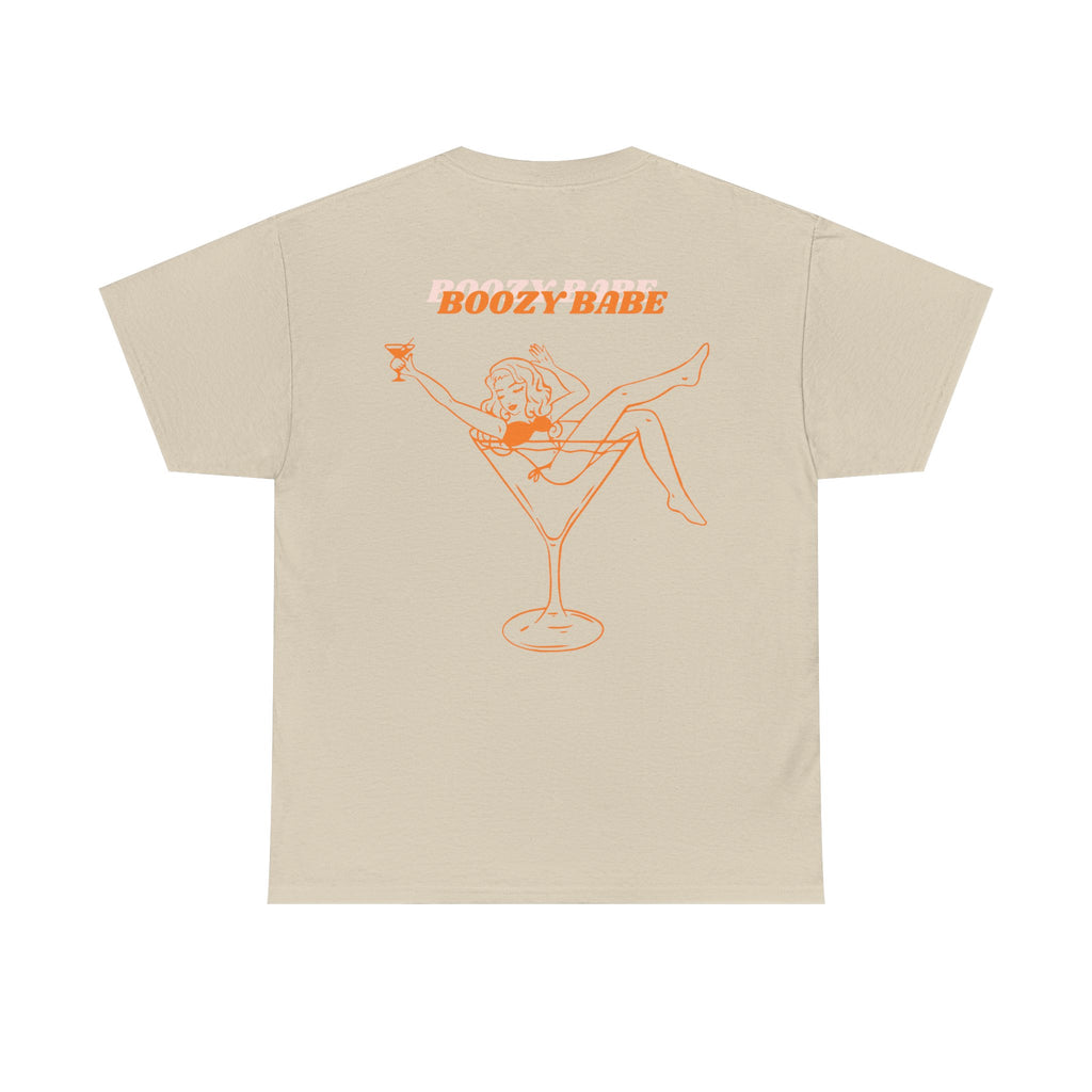 Boozy Babe - Stylish Unisex Heavy Cotton Tee - Bubbly & Bold Collection