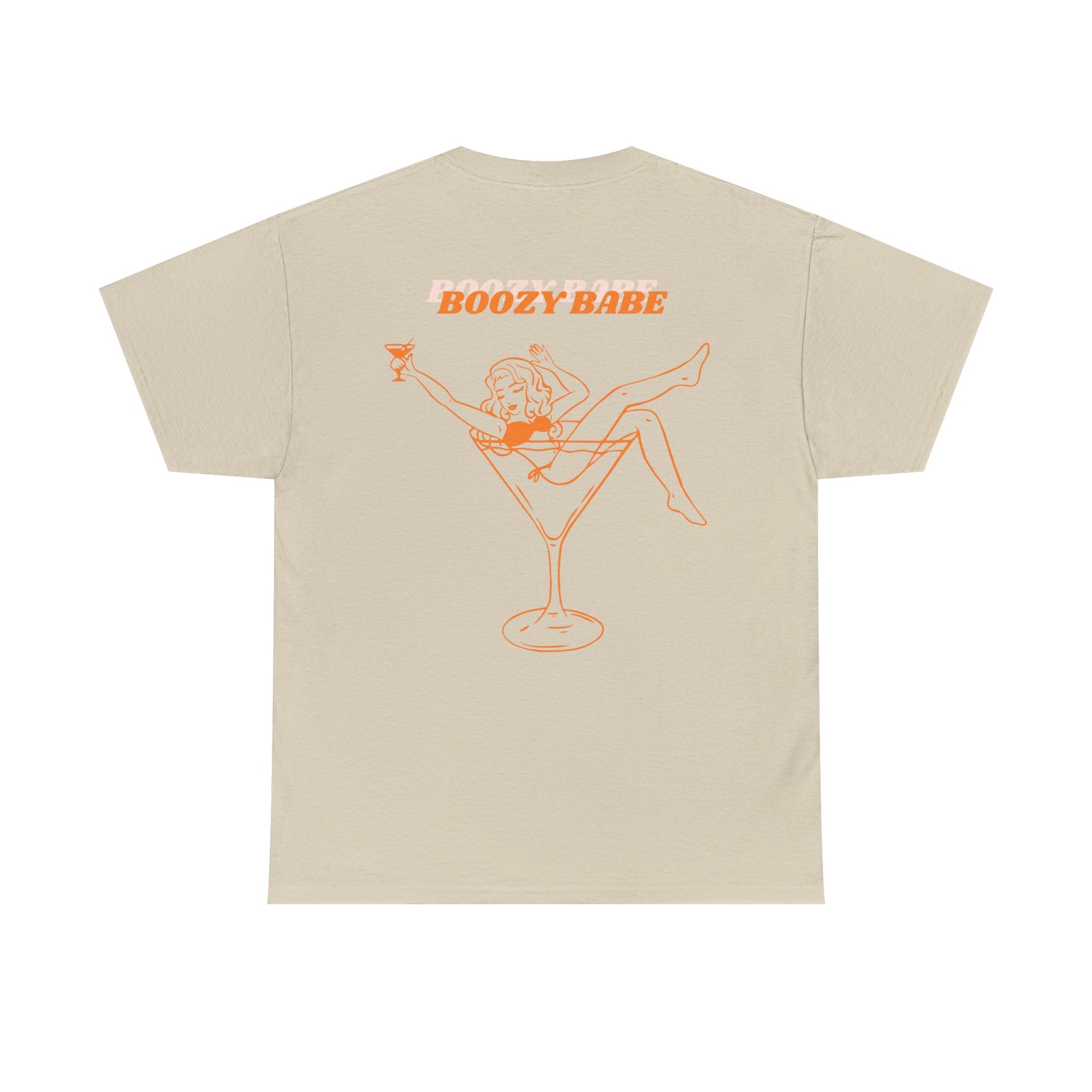 Boozy Babe - Stylish Unisex Heavy Cotton Tee - Bubbly & Bold Collection