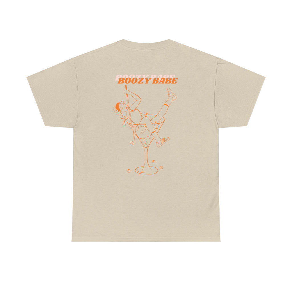 Boozy Babe - Stylish Unisex Heavy Cotton Tee - Bubbly & Bold Collection