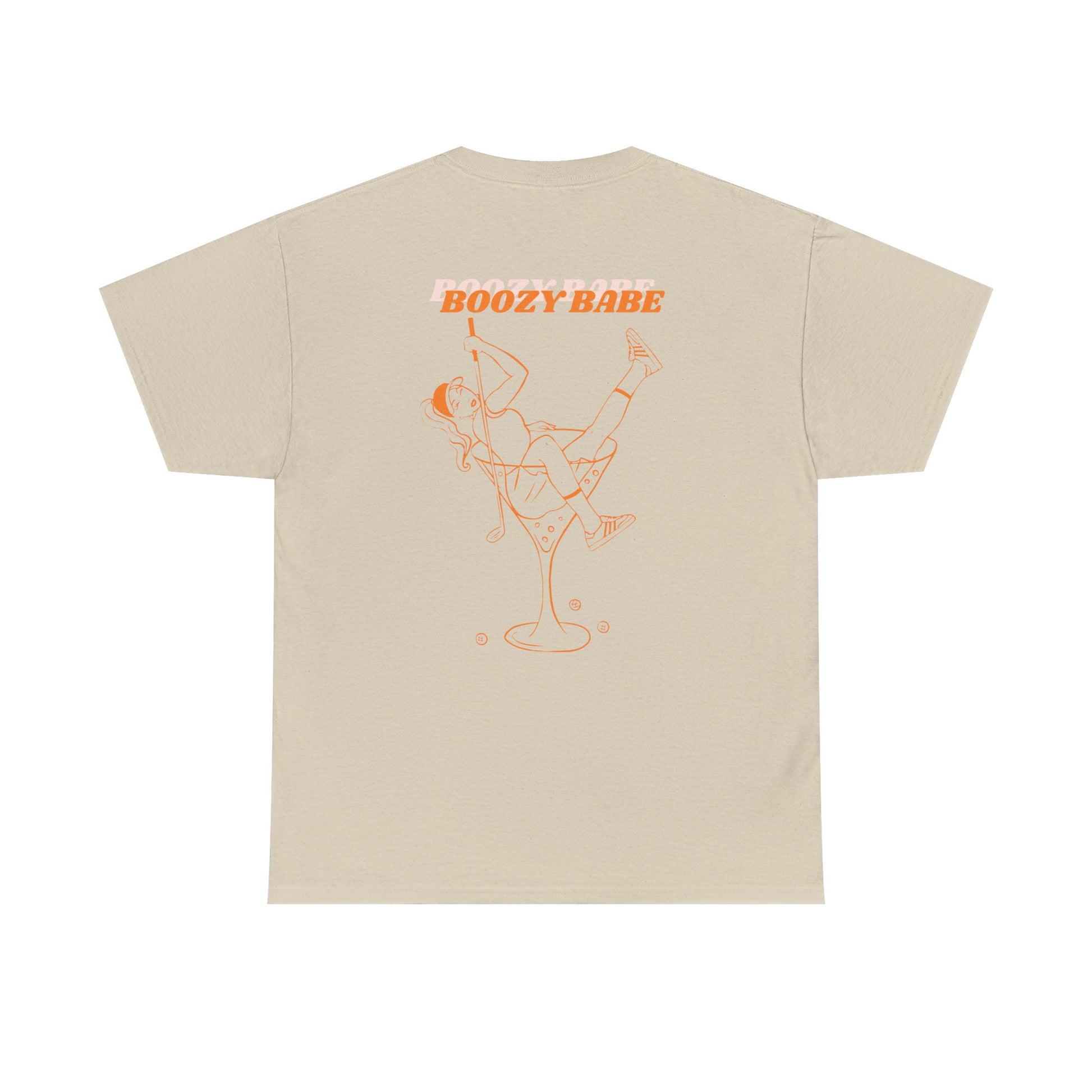 Boozy Babe - Stylish Unisex Heavy Cotton Tee - Bubbly & Bold Collection