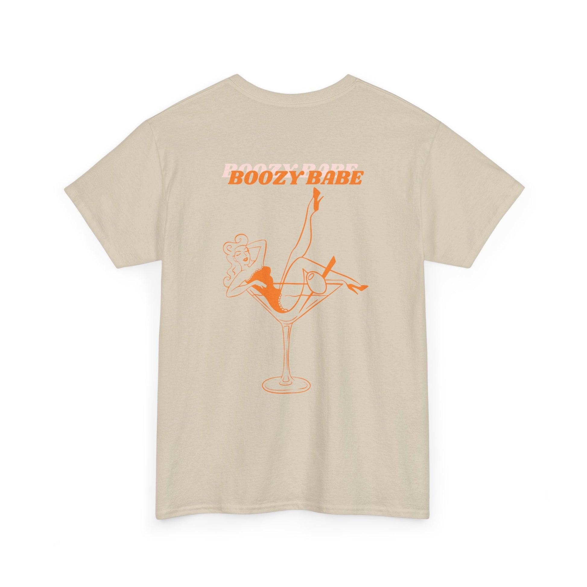 Boozy Babe - Stylish Unisex Heavy Cotton Tee - Bubbly & Bold Collection
