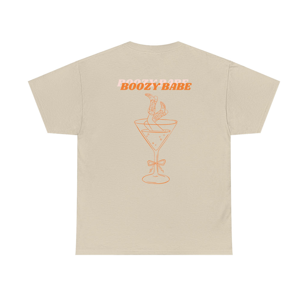 Boozy Babe - Stylish Unisex Heavy Cotton Tee - Bubbly & Bold Collection