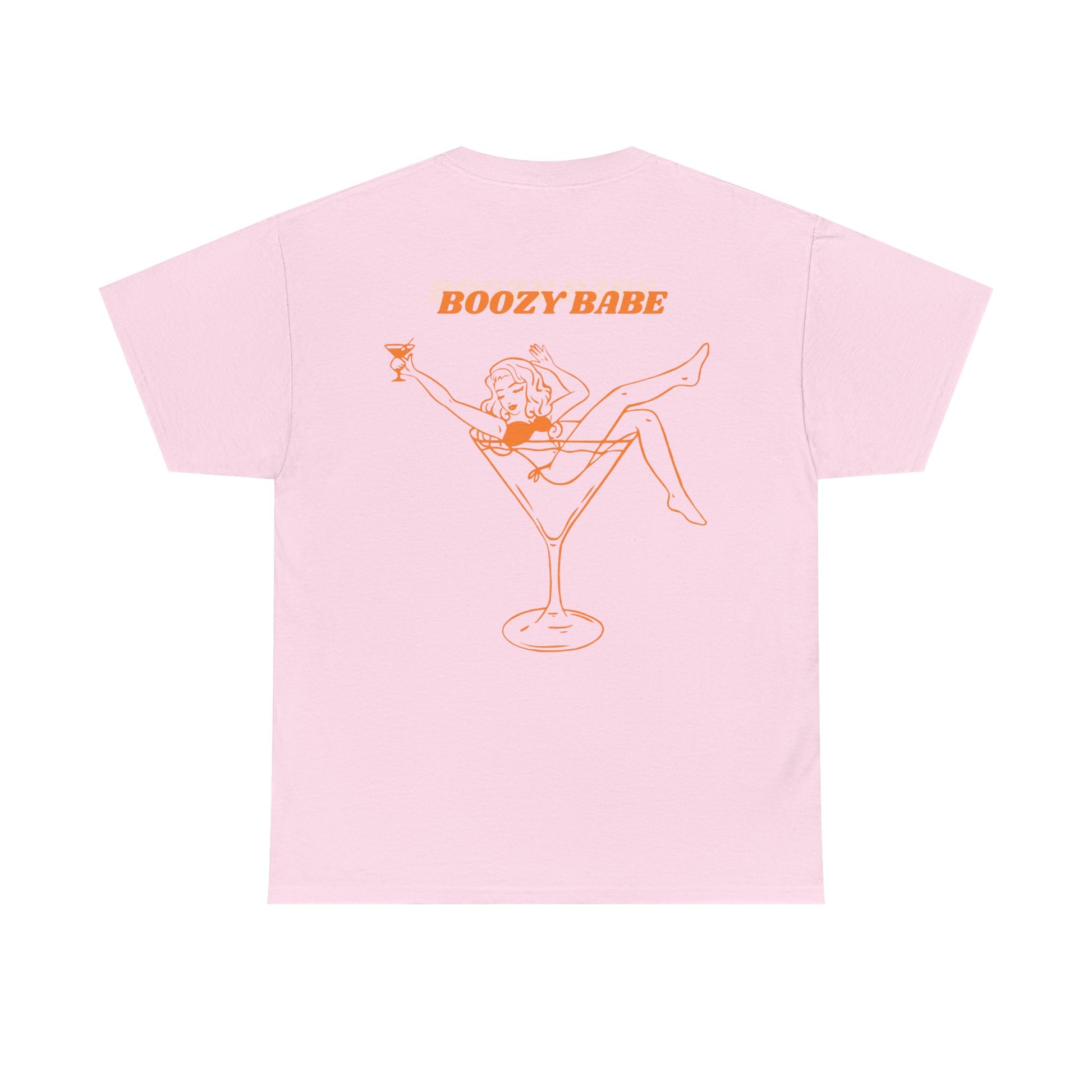 Boozy Babe - Stylish Unisex Heavy Cotton Tee - Bubbly & Bold Collection