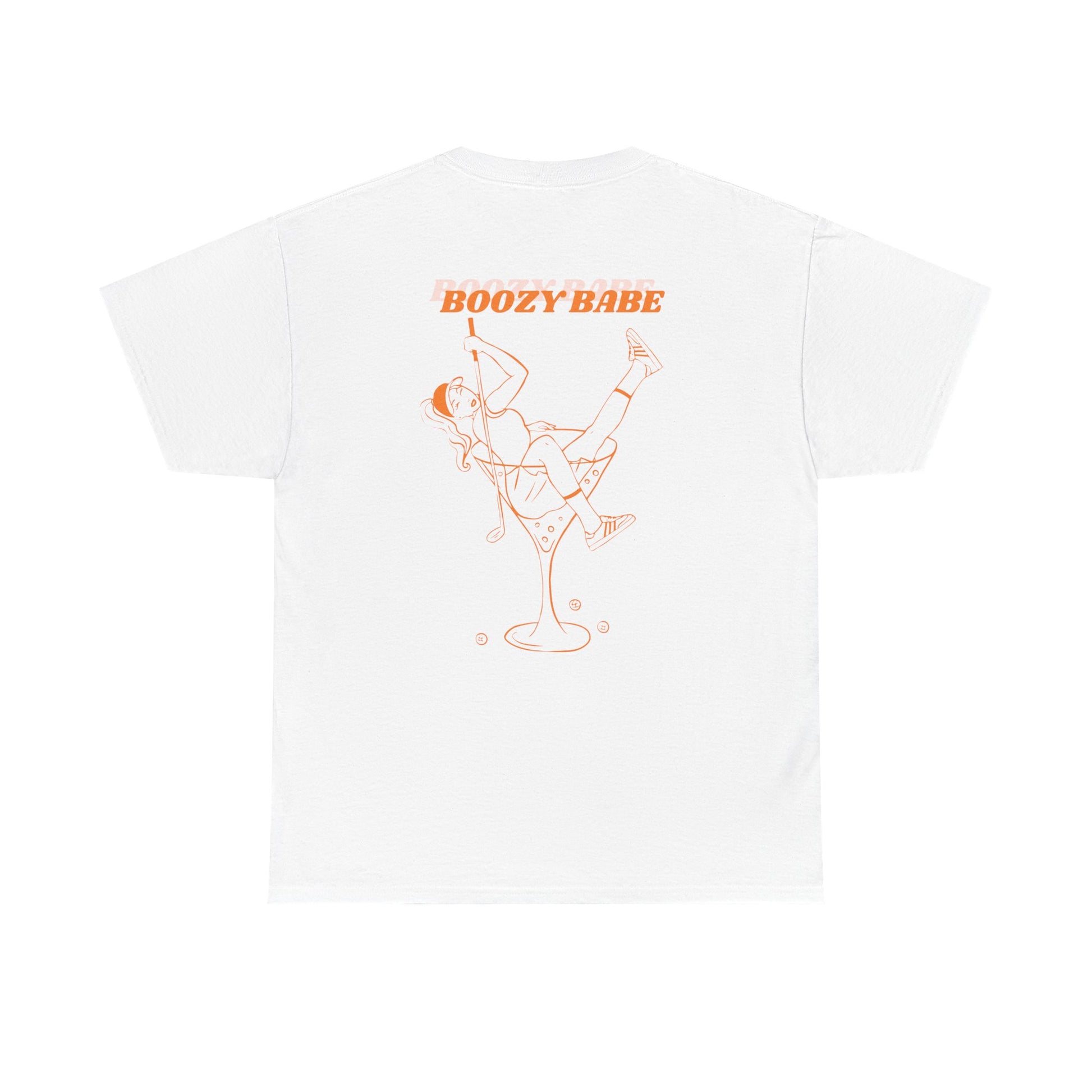 Boozy Babe - Stylish Unisex Heavy Cotton Tee - Bubbly & Bold Collection