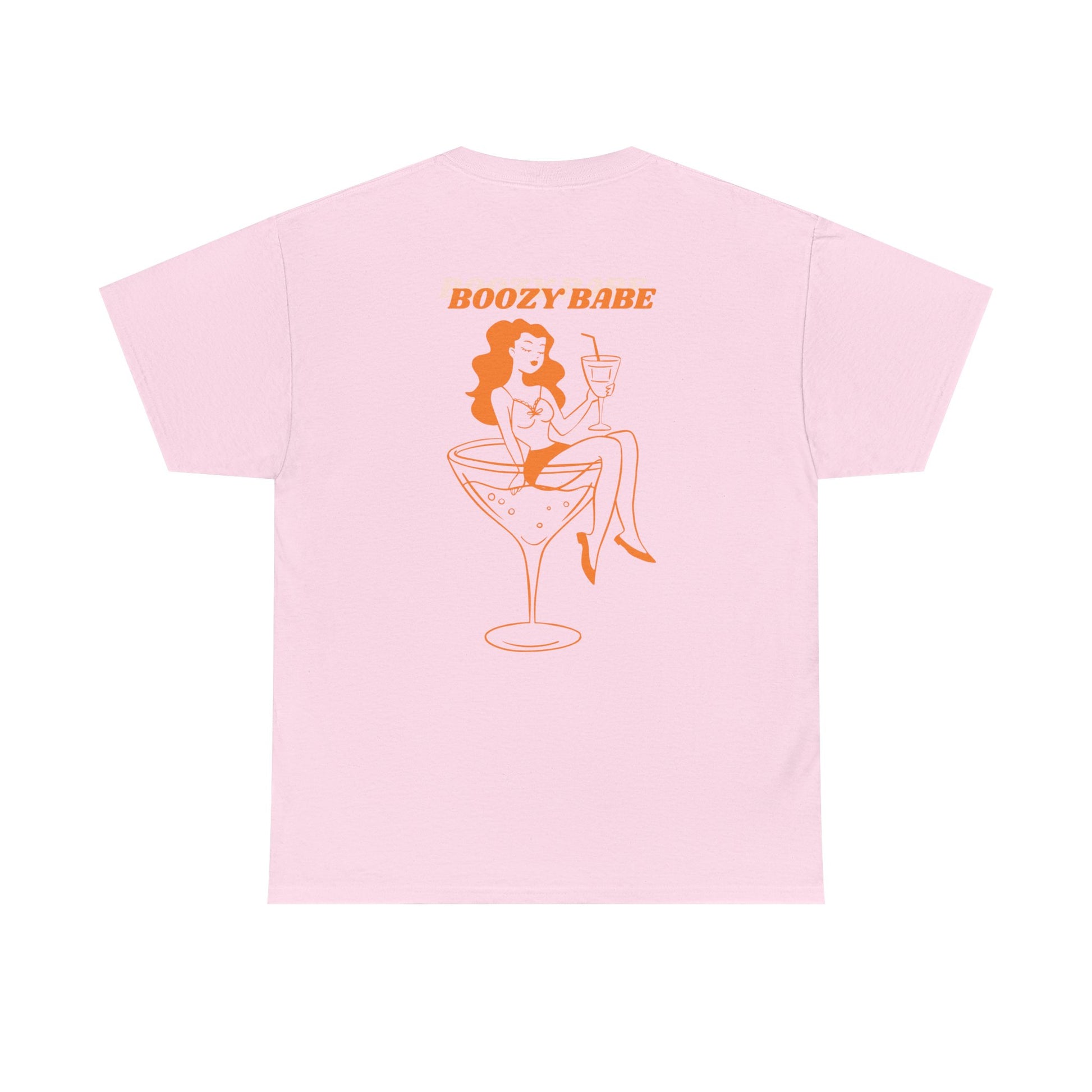 Boozy Babe - Stylish Unisex Heavy Cotton Tee - Bubbly & Bold Collection