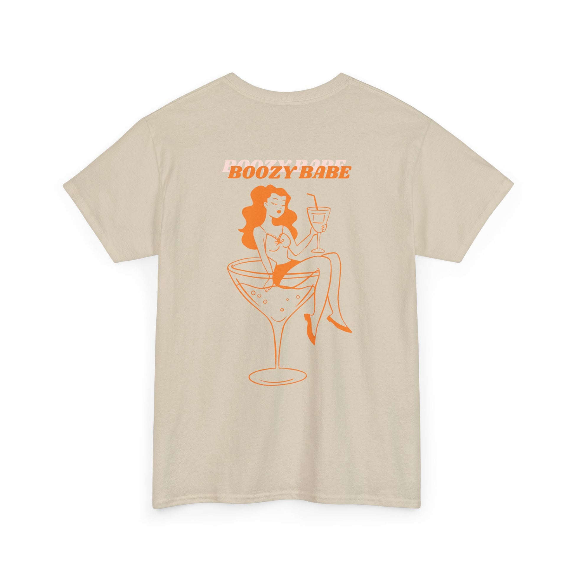 Boozy Babe - Stylish Unisex Heavy Cotton Tee - Bubbly & Bold Collection