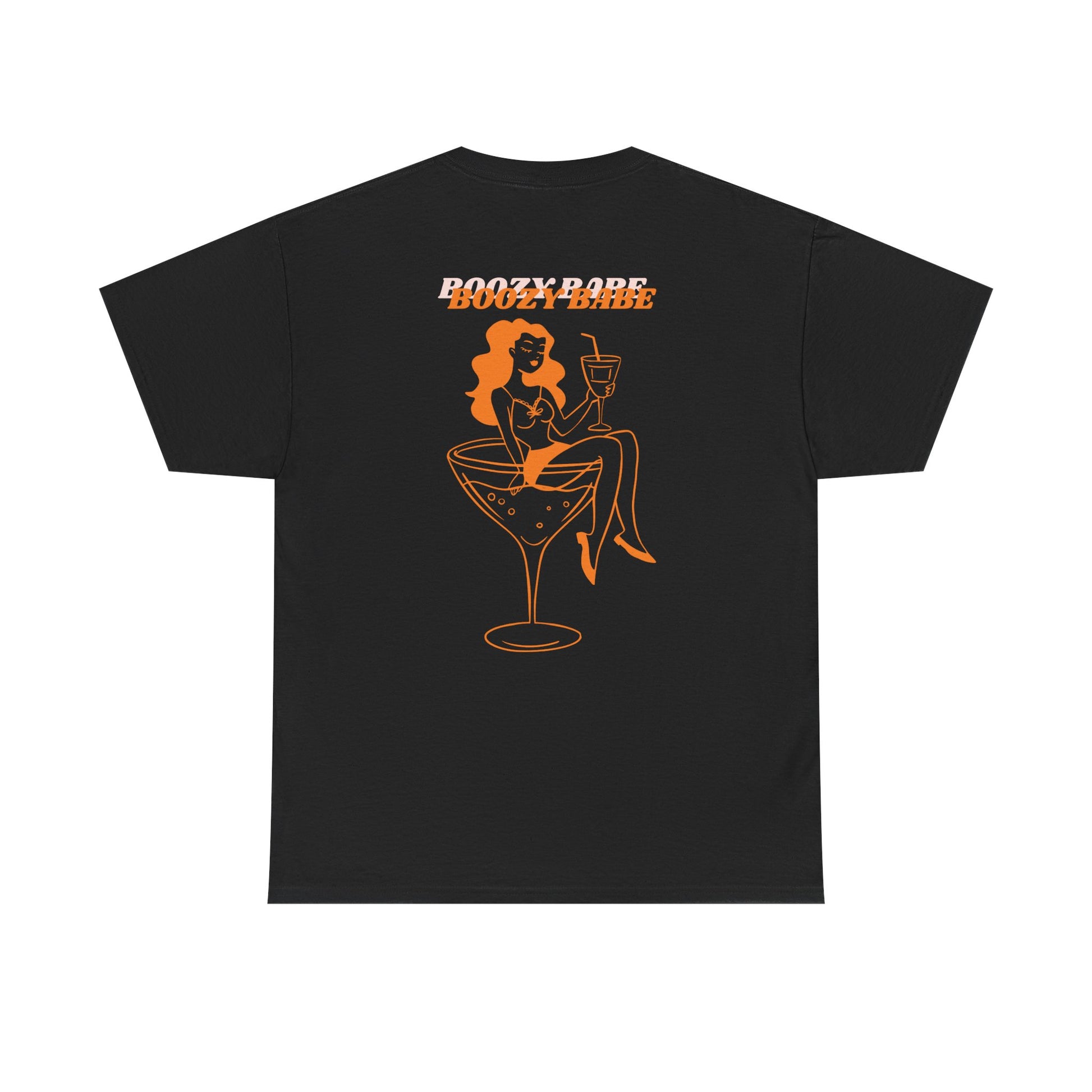 Boozy Babe - Stylish Unisex Heavy Cotton Tee - Bubbly & Bold Collection