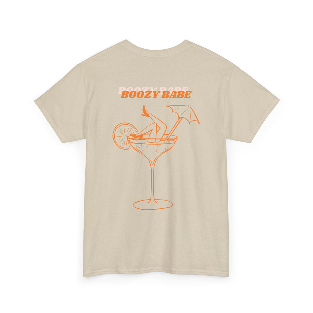 Boozy Babe - Stylish Unisex Heavy Cotton Tee - Bubbly & Bold Collection