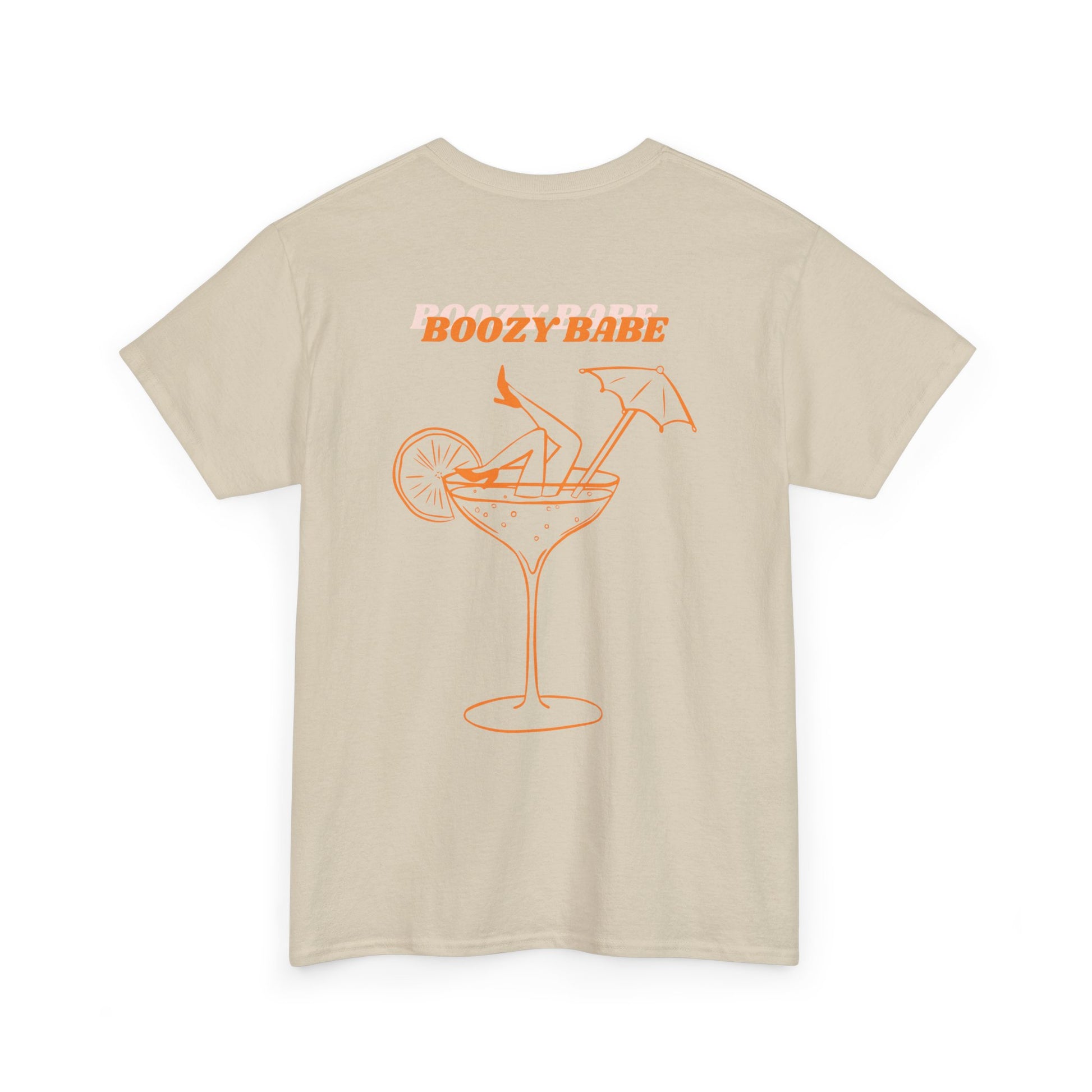 Boozy Babe - Stylish Unisex Heavy Cotton Tee - Bubbly & Bold Collection