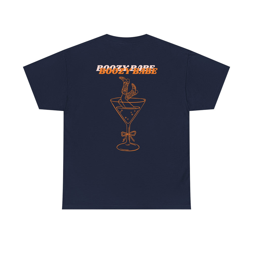 Boozy Babe - Stylish Unisex Heavy Cotton Tee - Bubbly & Bold Collection