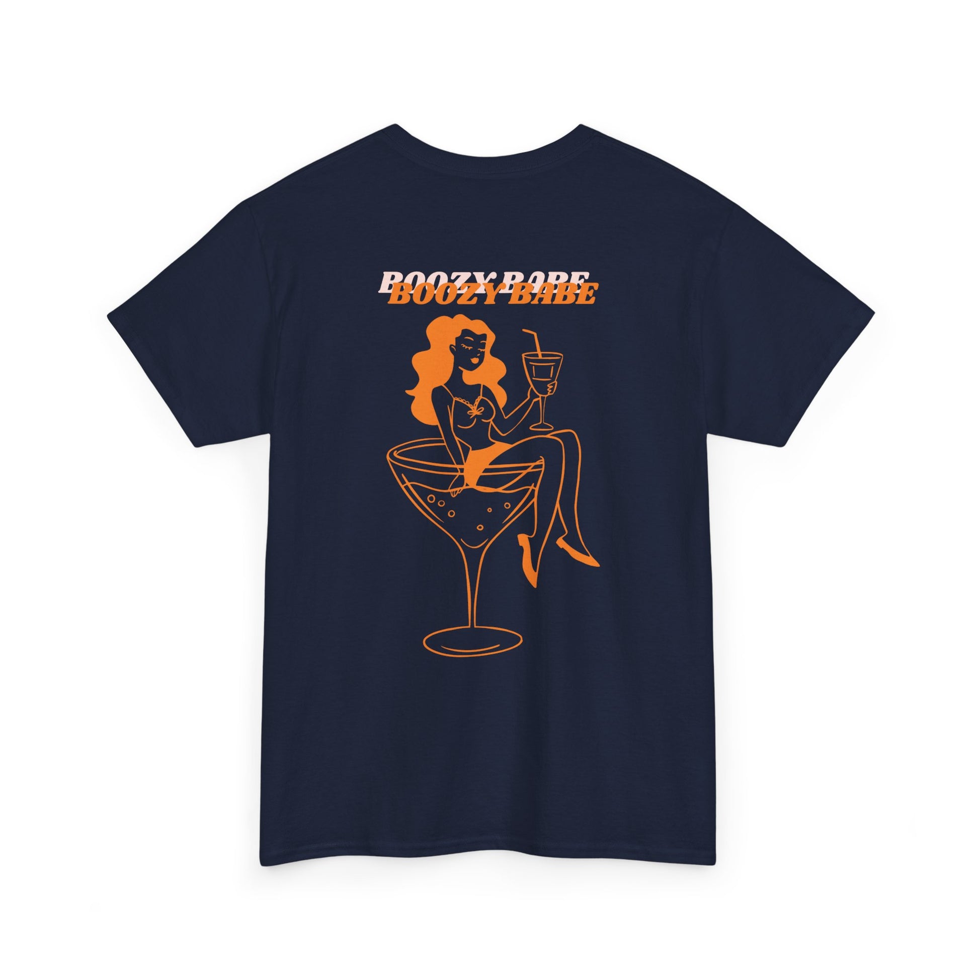 Boozy Babe - Stylish Unisex Heavy Cotton Tee - Bubbly & Bold Collection