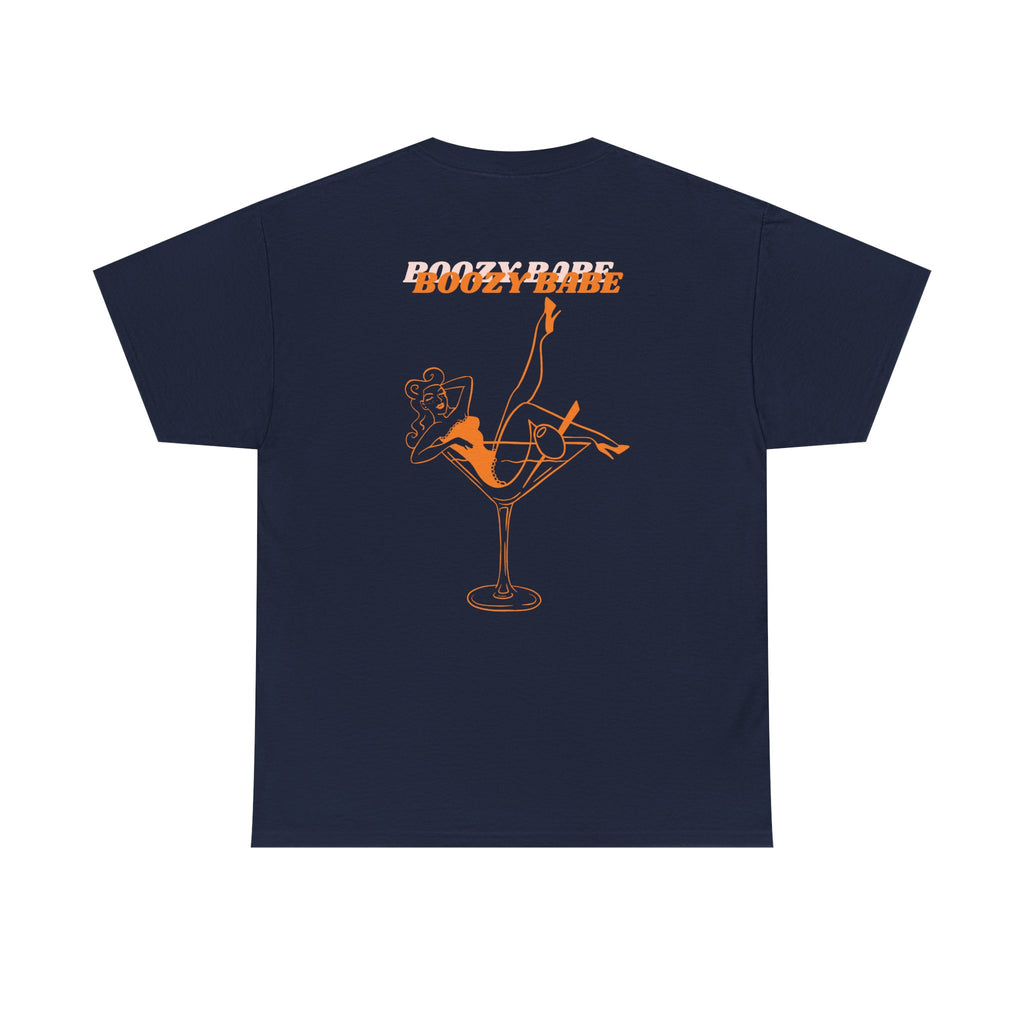 Boozy Babe - Stylish Unisex Heavy Cotton Tee - Bubbly & Bold Collection