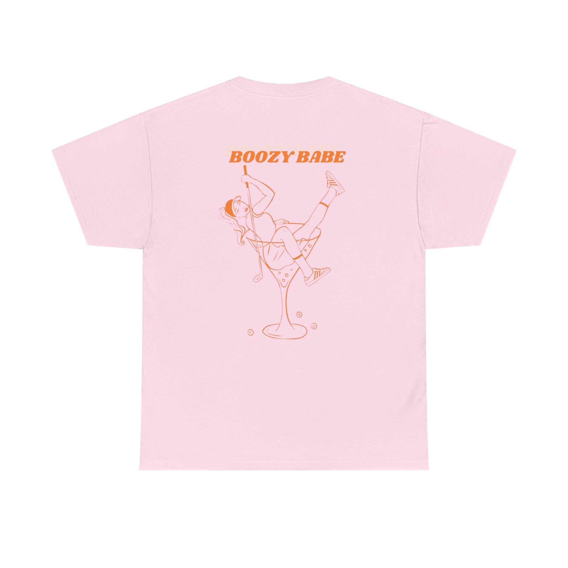 Boozy Babe - Stylish Unisex Heavy Cotton Tee - Bubbly & Bold Collection