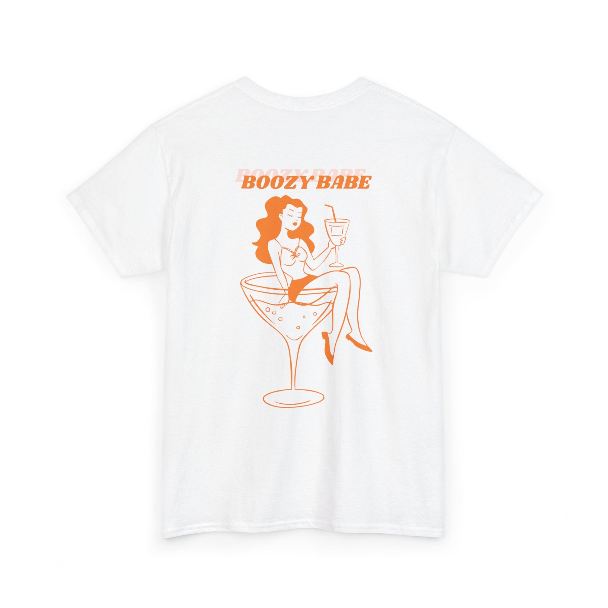 Boozy Babe - Stylish Unisex Heavy Cotton Tee - Bubbly & Bold Collection