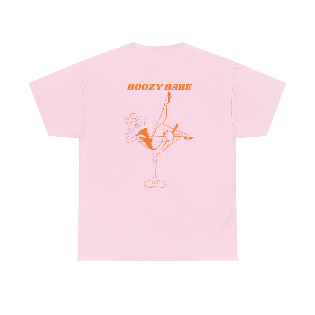 Boozy Babe - Stylish Unisex Heavy Cotton Tee - Bubbly & Bold Collection