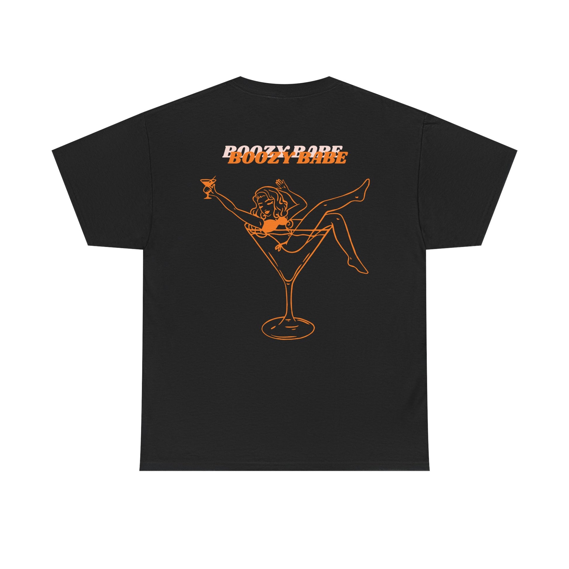 Boozy Babe - Stylish Unisex Heavy Cotton Tee - Bubbly & Bold Collection